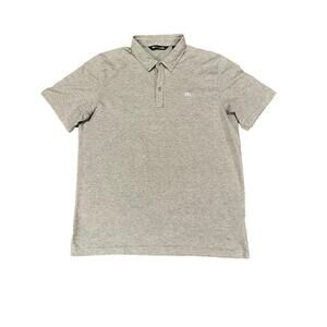 Travis Mathew men's XL light gray short sleeve golf polo.